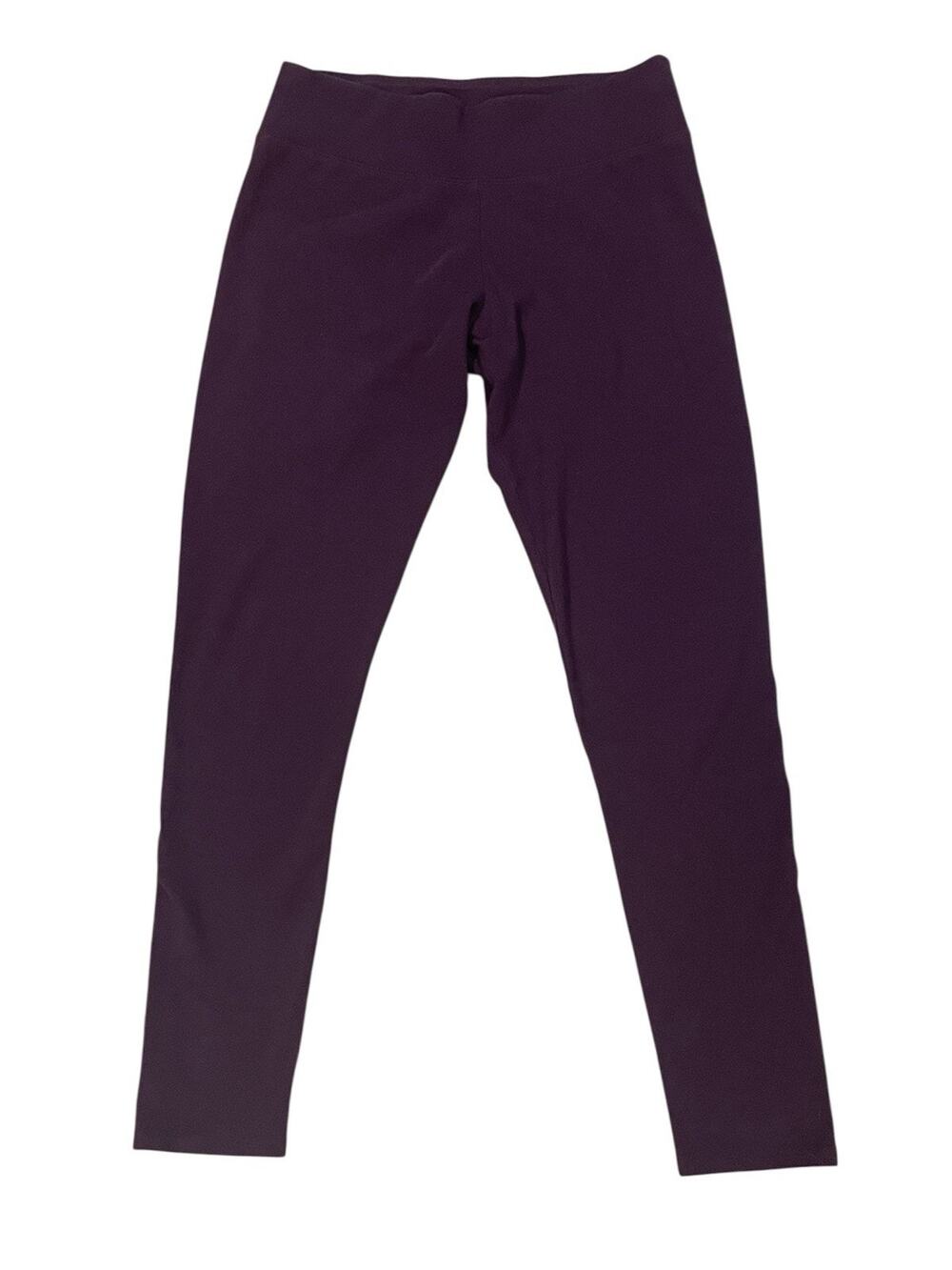 Aerie Chill, Play, Move, Leggings Burgundy Stretch Women’s Size Large Activewear